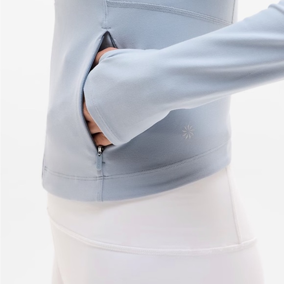 Athleta Salutation Crop Jacket - Blue - Picture 2 of 4